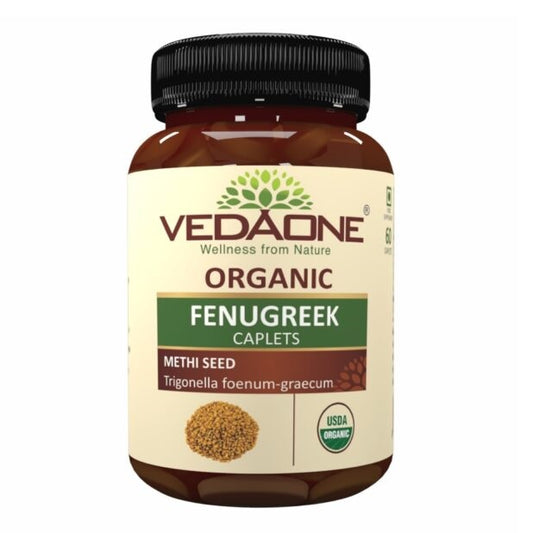Vedaone Ayurvedic Organic Fenugreek 750mg 60 Tablets