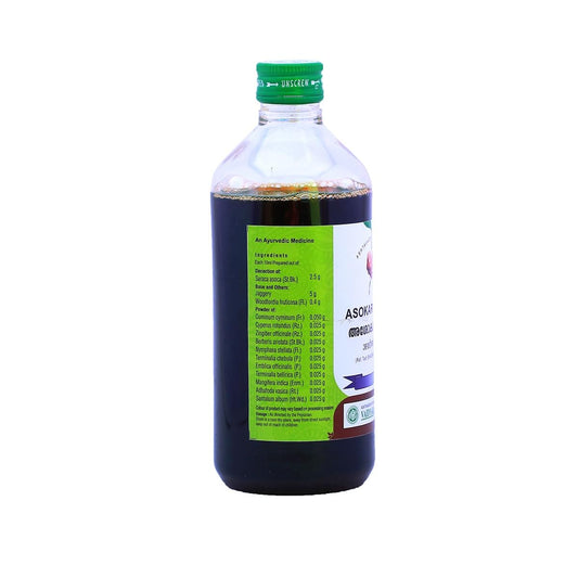 Vaidyaratnam Oushadhasala Asokarishtam Flüssigkeit 450ml