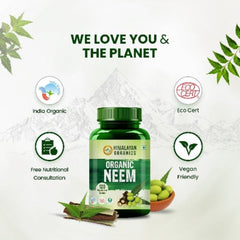 Bio-Neem-Tabletten von Himalayan Organics helfen bei der Blutreinigung und sorgen für gesunde Haut und Haare (120 Tabletten)