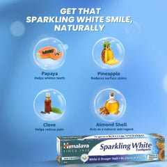 Himalaya Herbal Ayurvedic Personal Care Sparkling White Zahnpasta