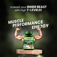 Усилитель тестостерона Himalayan Organics поддерживает мышцы и повышает энергию с помощью витамина D3, магния, цинка, трибулуса, ашваганды и цефата мусли, 90 вегетарианских таблеток