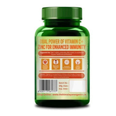 Himalayan Organics Zinkcitrat mit Vitamin C und Alfalfa unterstützt ein gesundes Immunsystem, 120 vegetarische Tabletten