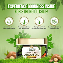 Himalayan Organics Moroccan Argan Oil Hair Mask With Bhringraj 200ml