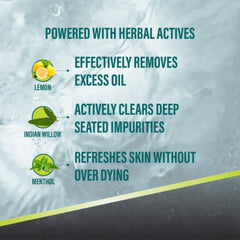 Himalaya Herbal Аюрведическая личная гигиена для мужчин, интенсивное масло, прозрачное лимонное, долговечное, безмасляное средство для умывания кожи лица