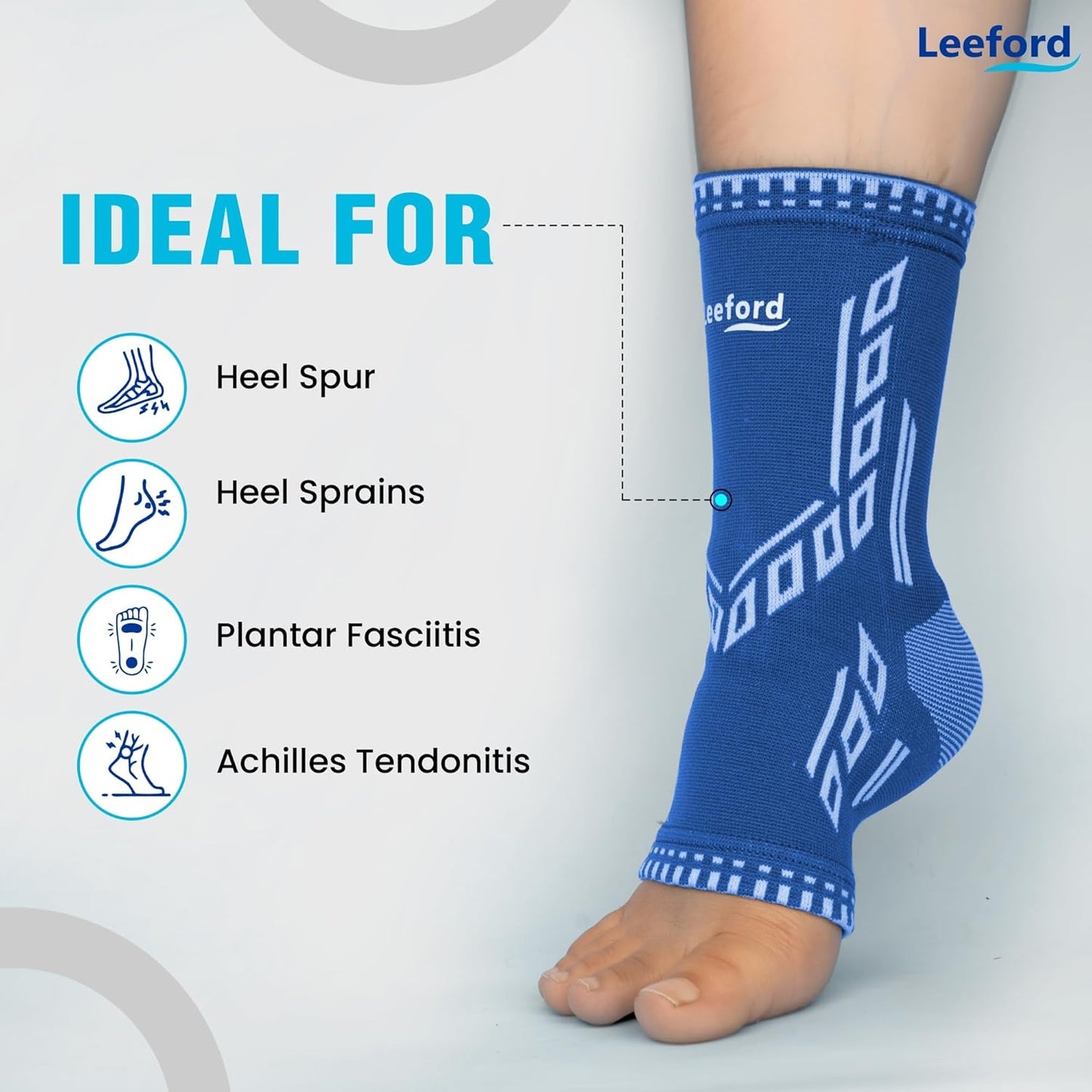 Leeford Ankle Support Designer Color Random