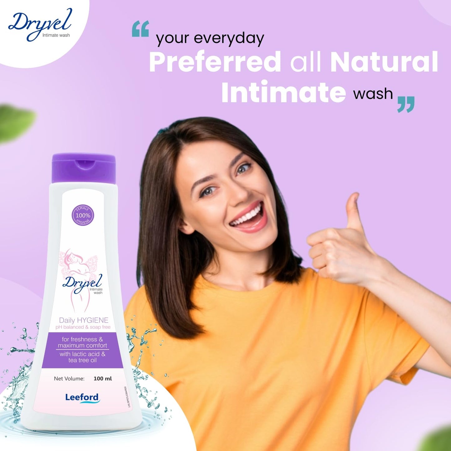 Leeford Dryvel Daily Hygiene Intimate Wash For Women