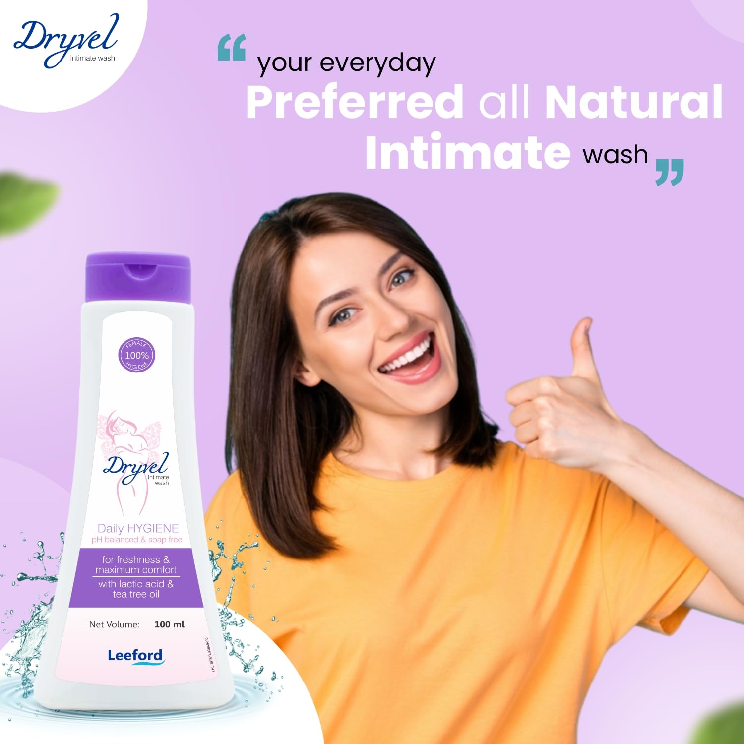 Leeford Dryvel Daily Hygiene Intimate Wash For Women
