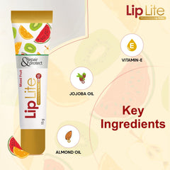 6 X Leeford Lip Lite Lip Balm With SPF 15 Mixed Flavor 15g