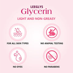 Leeford Leeglys Glycerin With Rose Water Soft And Smooth Skin 100ml