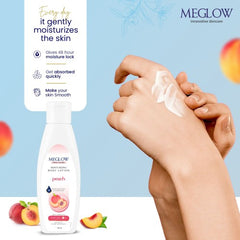 Leeford Meglow Pro Care Peach Moisturizing Body Lotion