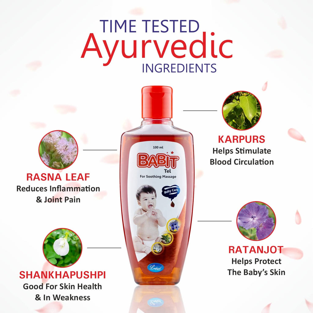 Leeford Babit Lal Baby Massage Tel