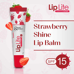 2 Leeford Lip Lite Lip Balm With SPF 15 Strawberry Flavor 15g