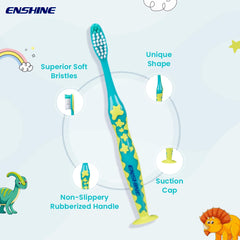 Leeford Enshine Kids Oral Care Combo Toothpaste 80g + 2 Toothbrush