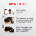 Leeford Rockon Hair Men's Styling Wax 125gm