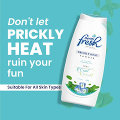 Leeford Dermi Fresh Prickly Heat Powder Jasmine,Sandal,Extra Cool,Lavender,Rose and Lemon Fragrance