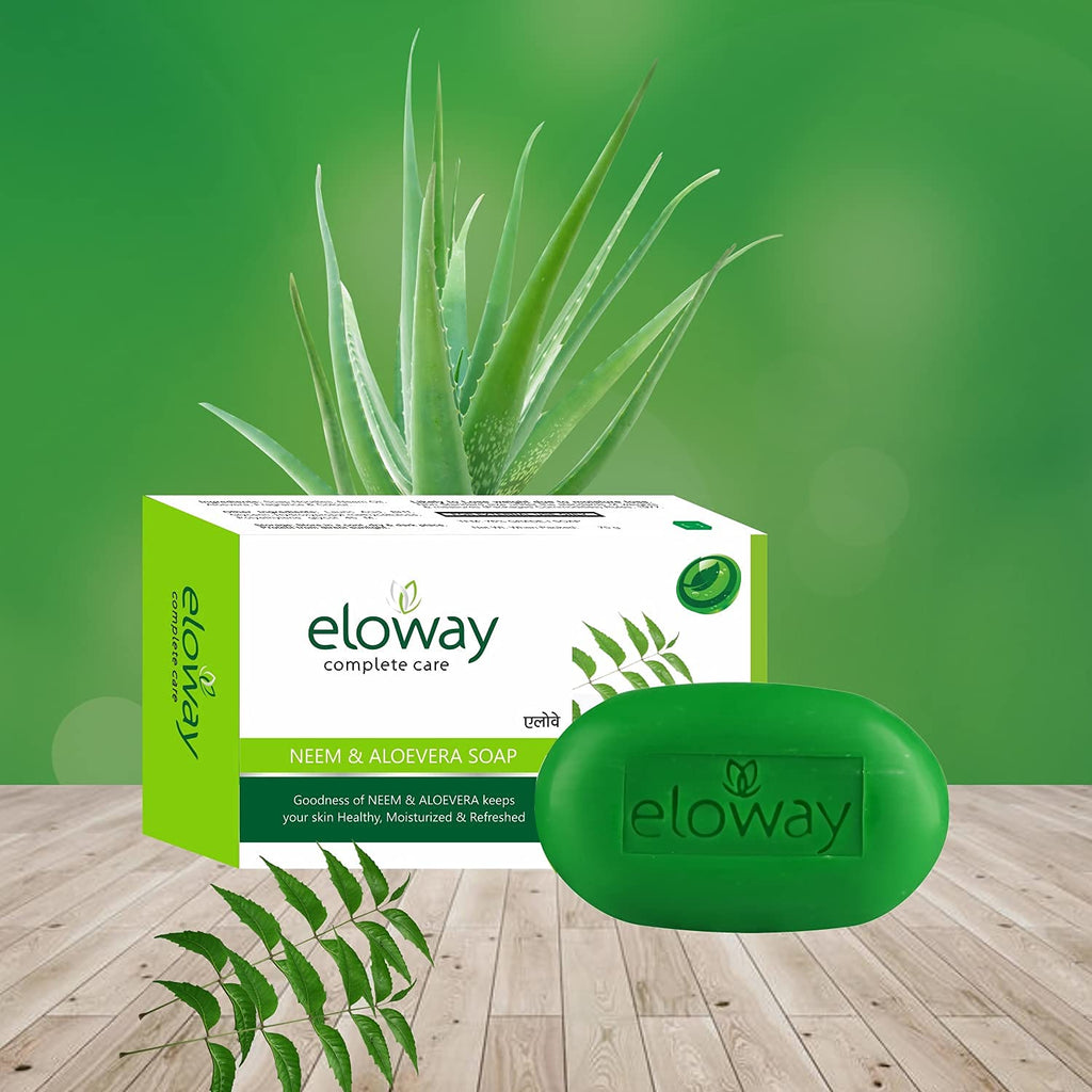 Leeford Eloway Natürliche Neem- und Aloe Vera-Seife