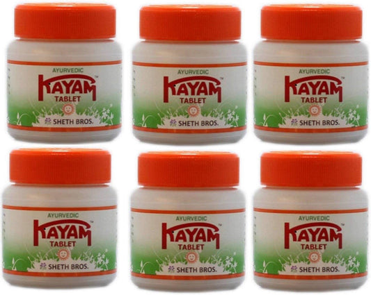 Ayurvedic Kayam Tablet 30 Tablets PACK OF 6(Ship from India)