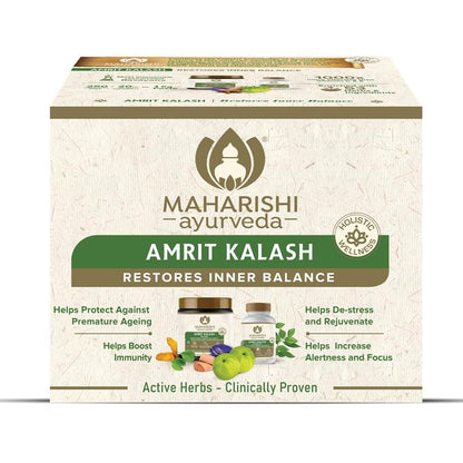 Maharishi Ayurveda Amrit Kalash For Perfect Health 600G Nectar Paste & 60 Ambrosia Tablet Dual Pack