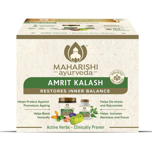 Maharishi Ayurveda Amrit Kalash For Perfect Health 600G Nectar Paste & 60 Ambrosia Tablet Dual Pack