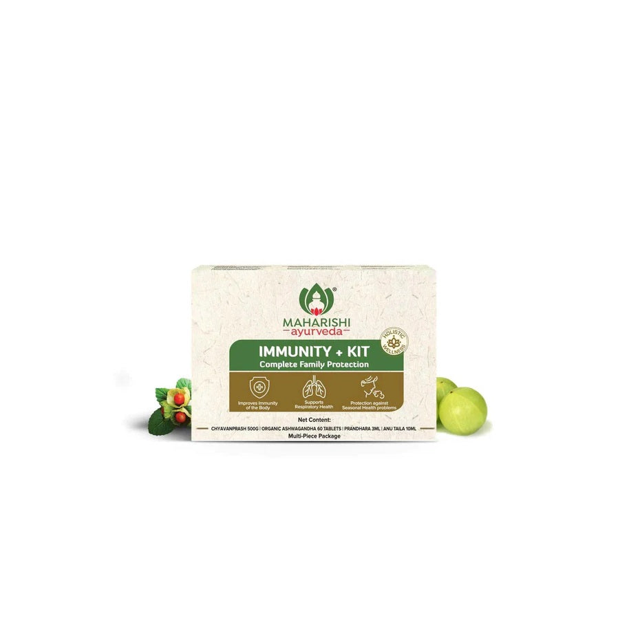 Maharishi Ayurveda For Family Chyavanprash,Nasal Oil,Anu Taila + Ashwagandha Tablets Immunity + Kit