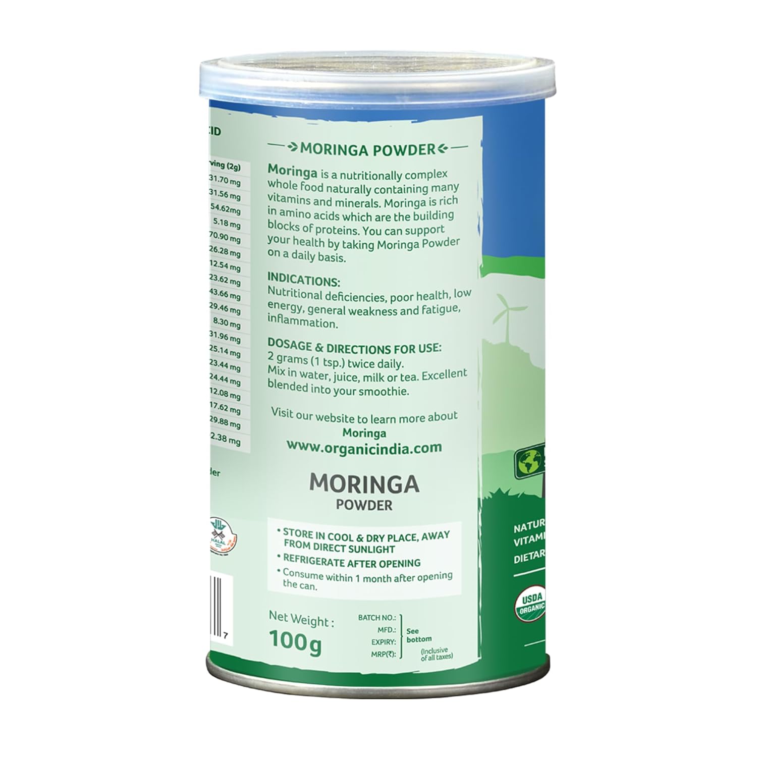 Organic India Organic Moringa Powder & Capsule