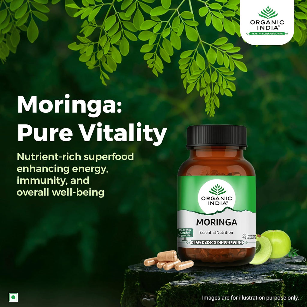 Organic India Organic Moringa Powder & Capsule