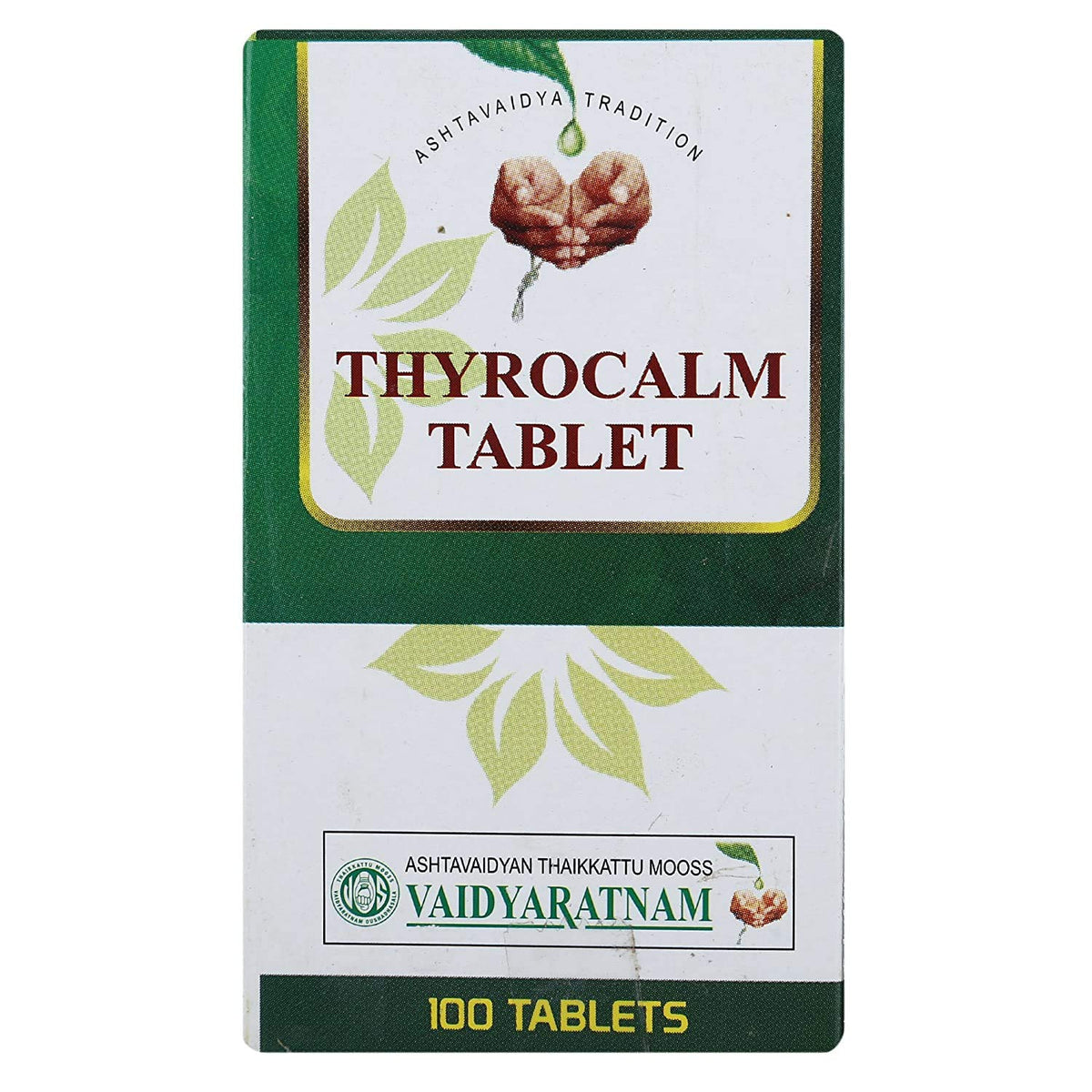 Vaidyaratnam Thyrocalm 100 Tablets