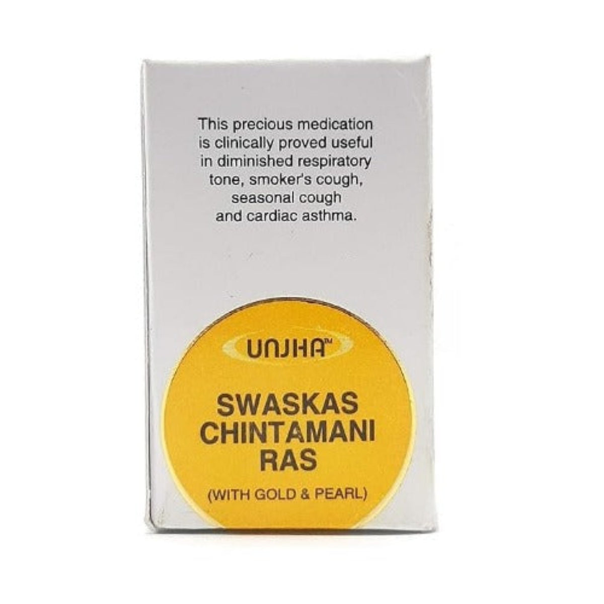 Unjha Ayurvedic Shwaskas Chintamani Ras (S.M.Y) Asthma Control & Cough Tablets
