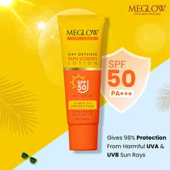 Leeford Meglow Pro Care SPF 50 PA+++ & SPF 30 PA+++ Sunscreen Lotion 50ml