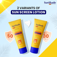 Leeford Sunshade Ultra Block Sunscreen Lotion SPF 50 PA+++ & 30PA+++ Pack 50ml