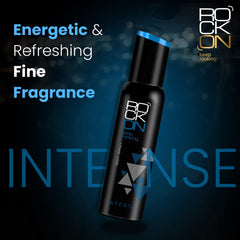 Leeford Rockon Unisex Intense,Ignite,Impulse Deodorant