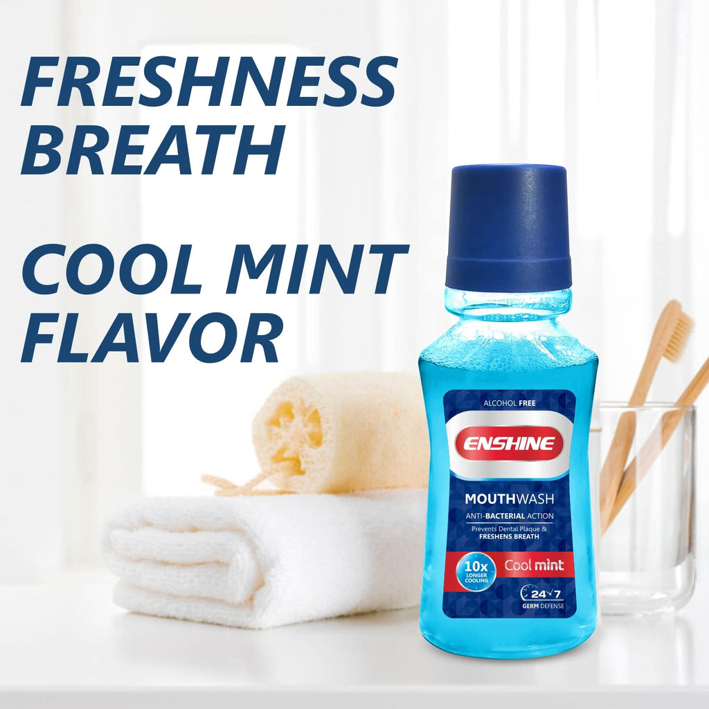 Leeford Enshine Cool Mint Antibakterielles flüssiges Mundwasser