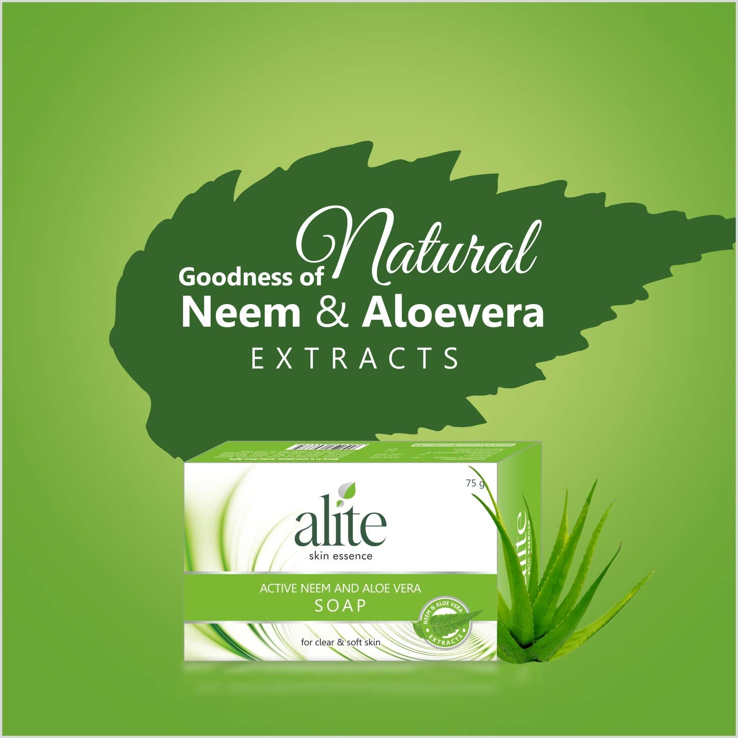 Leeford Alite Active Neem And Aloevera Soap