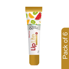 6 X Leeford Lip Lite Lip Balm With SPF 15 Mixed Flavor 15g