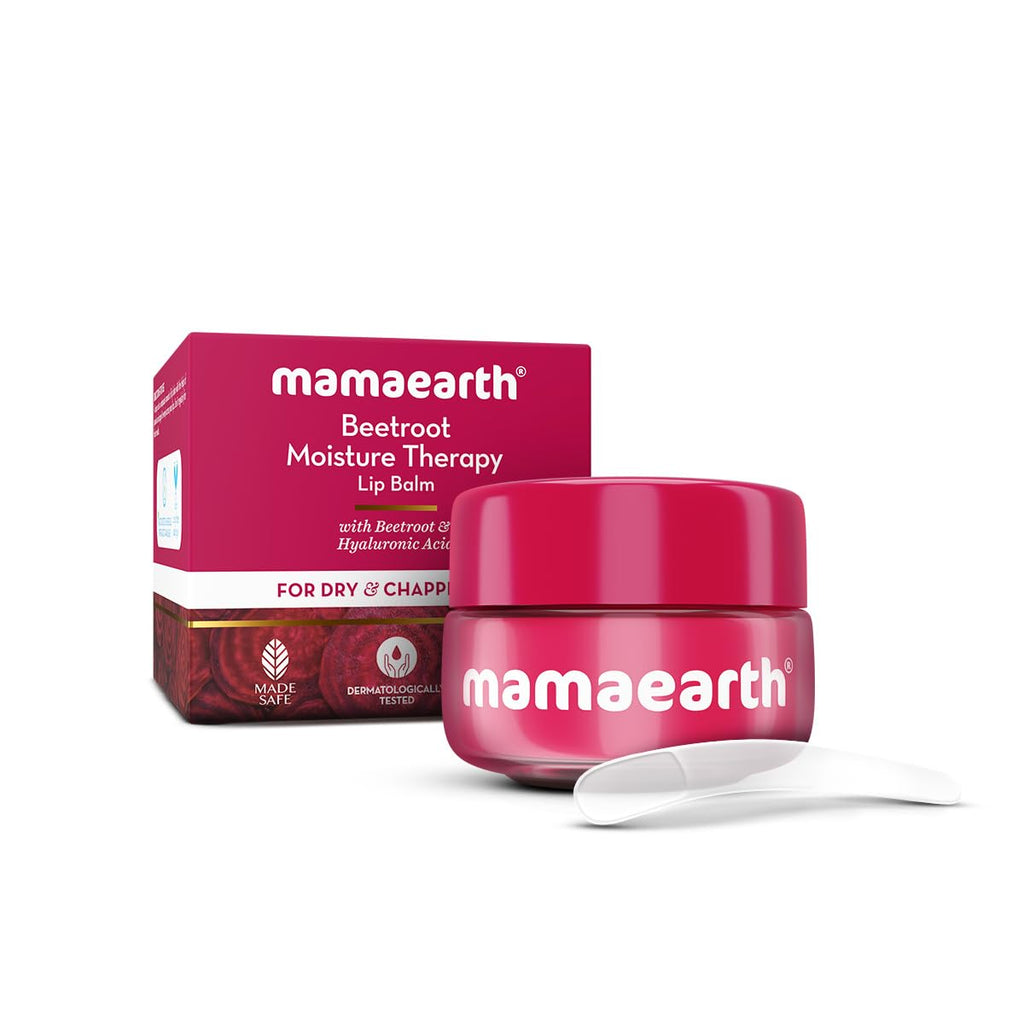 Mamaearth Beetroot Moisture Therapy Lip Balm with Hyaluronic Acid 15g