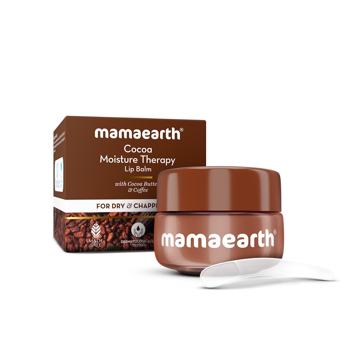 Mamaearth Cocoa Moisture Therapy Lip Balm with Cocoa Butter & Coffee 15g