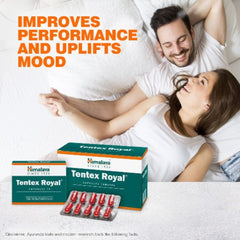 Himalaya Herbal Ayurvedic Tentex Royal Men's Health Lindert Stress und verbessert die Leistung 10 Kapseln