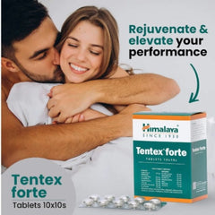 Himalaya Herbal Ayurvedic Tentex Forte Männergesundheit Verjüngen und steigern Sie Ihre Leistung 10 Tabletten