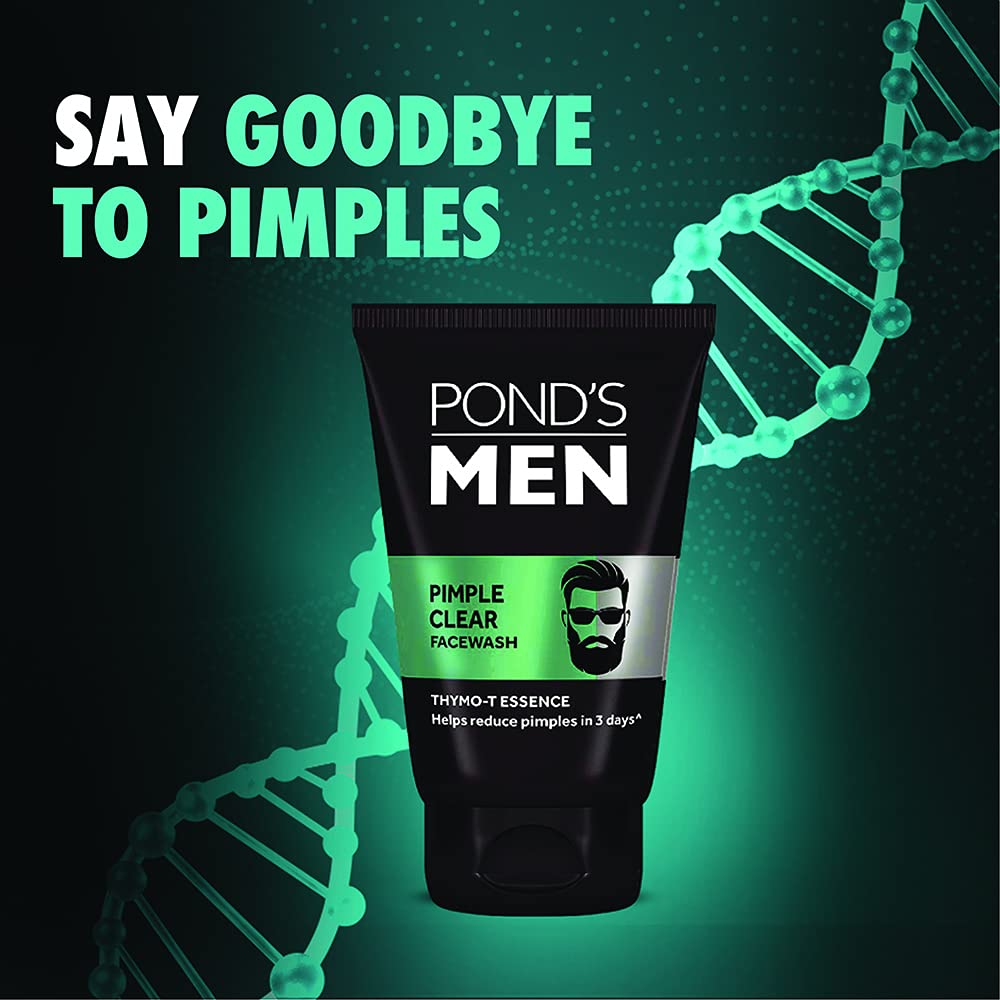 Pond's Men Energy Bright, Pimple Clear und Pollution Out Gesichtswaschmittel, 100 g