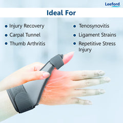 Leeford Thumb Spica Splint Support Universal Color Reandom