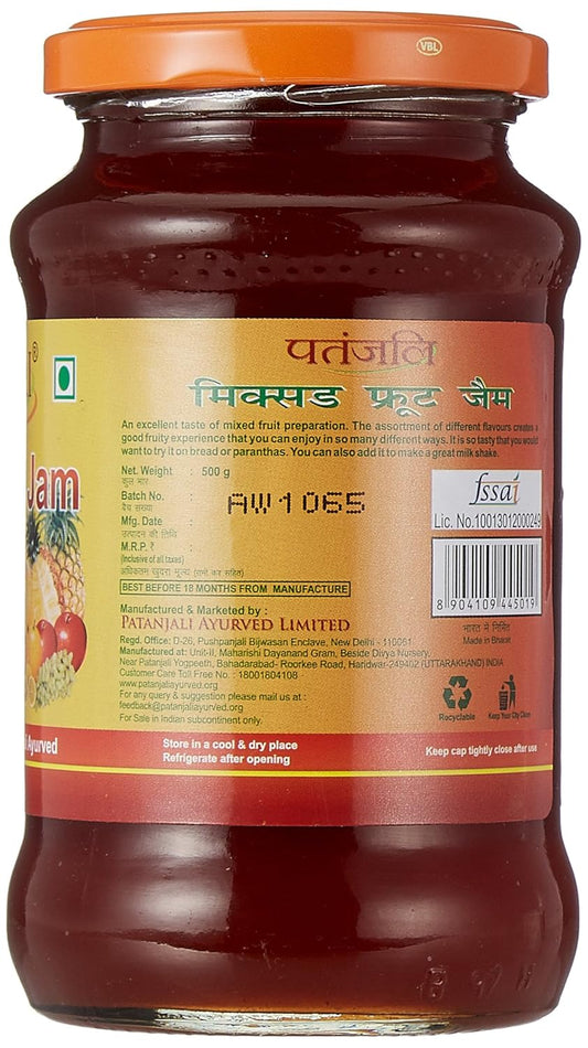 Patanjali Mixed Fruit Jam Paste 500g