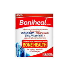 Aimil Ayurvedic Boniheal Suspension Supplements Essential Pro Bone Minerals Сироп и таблетки