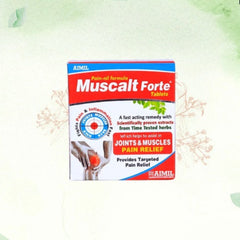 Aimil Ayurvedic Muscalt Fort Joint Wellness Reduces Pain Tablet,Oil Spray & Syrup