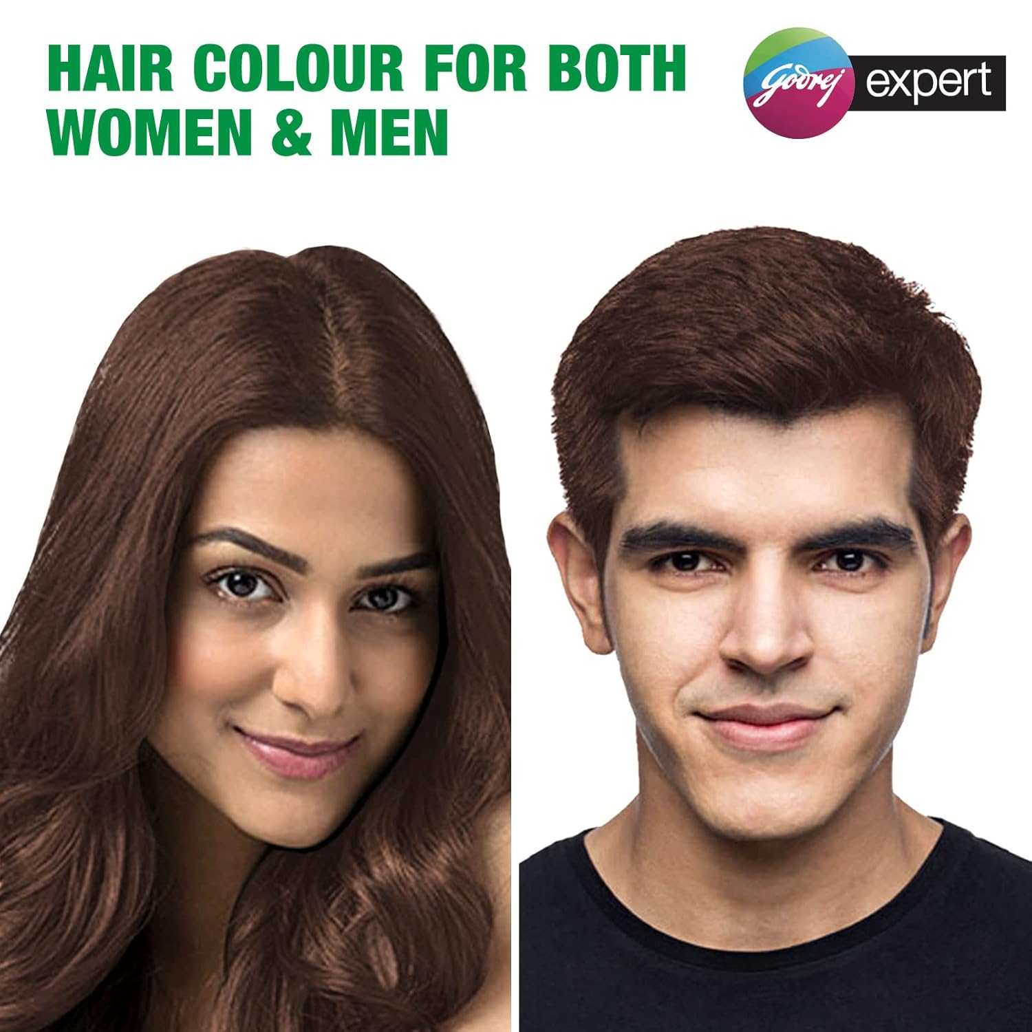Godrej Rich Creme Hair Colour Natural Brown 4.00 (Pack of 4)