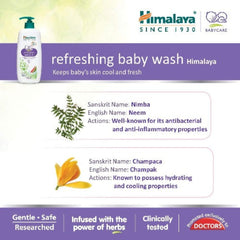 Himalaya Herbal Ayurvedisches erfrischendes Baby-Pflegewaschen Hält Babys Haut kühl und frisch Flüssig