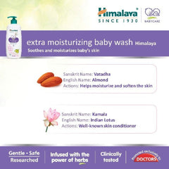 Himalaya Herbal Ayurvedic Extra Moisturizing Baby Lotion spendet der zarten Babyhaut intensive Feuchtigkeit