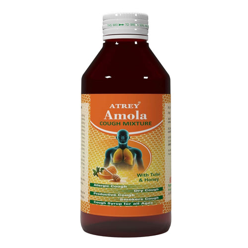 Atrey Ayurvedic Amola Cough Mixture – Tulsi & Honey Syrup