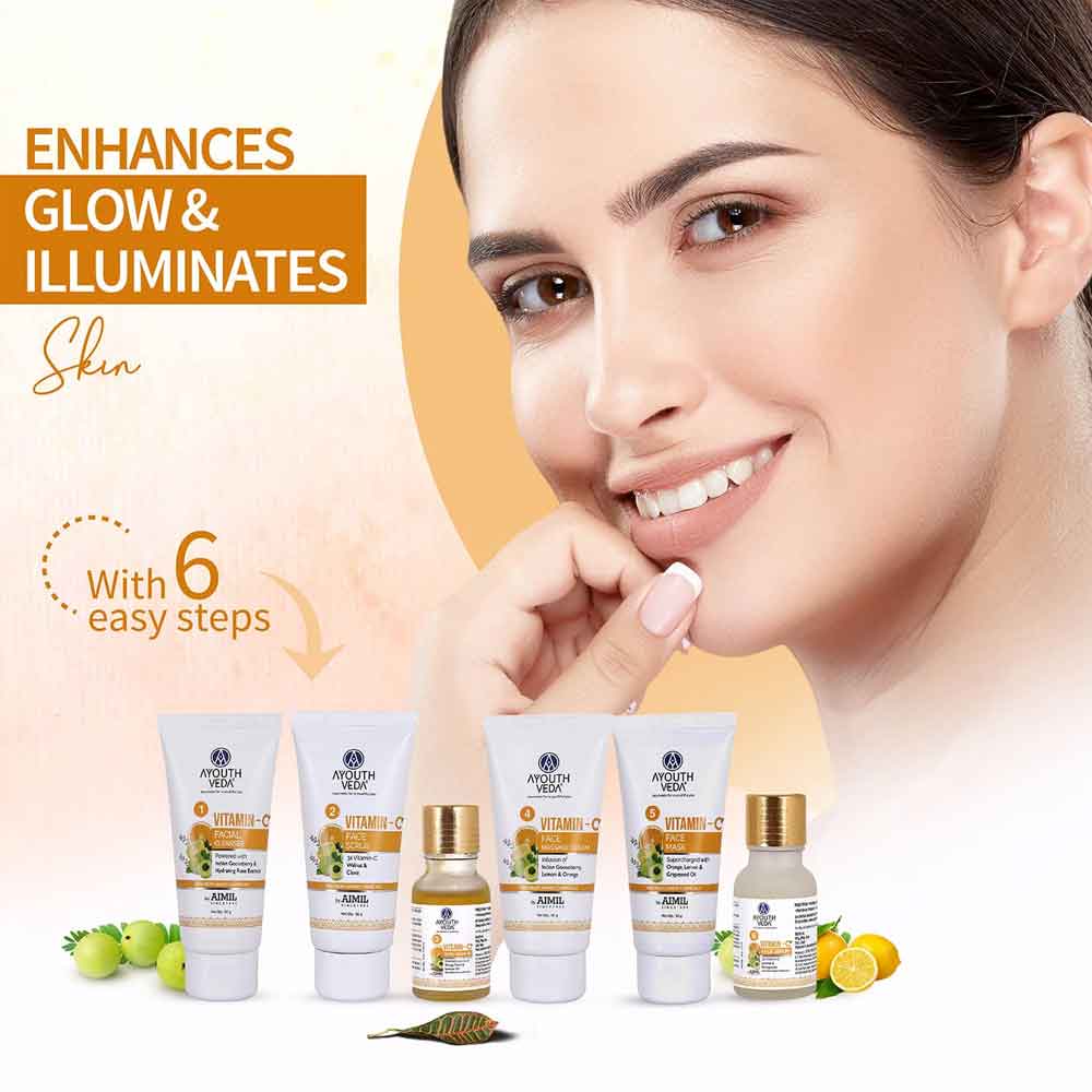 Aimil Ayouthveda Cosmetics Vitamin C Facial Kit 230gm