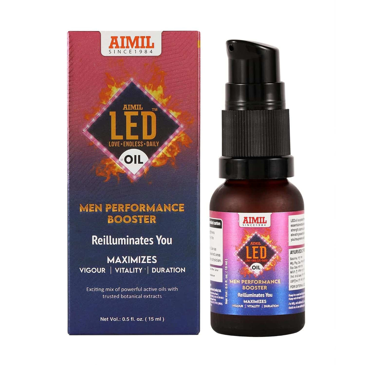 Aimil Pharma LED Ayurvedic Massage Oil – 15ml