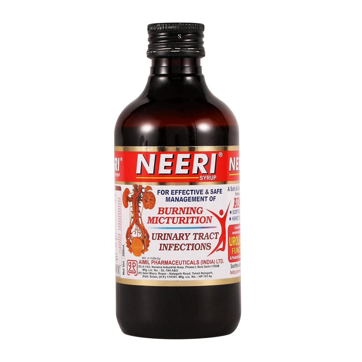 Aimil Neeri Ayurvedic Kidney & UTI Support Syrup & Tablet
